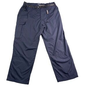 Craghoppers Pants Men's 42 Navy Belt Nosidefence Walking Hiking NWT